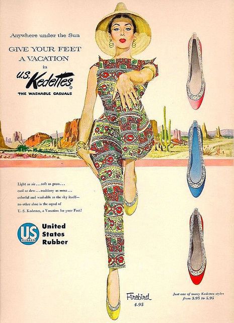 1950s Keds Ad