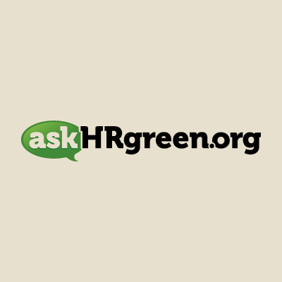 askHRgreen.org name and logo design by Red Chalk Studios