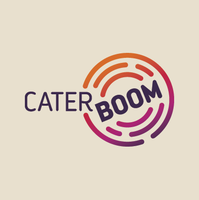 Cater Boom name & logo design by Red Chalk Studios