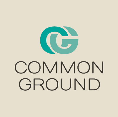 Spring Brand Church's Common Ground logo design by Red Chalk Studios