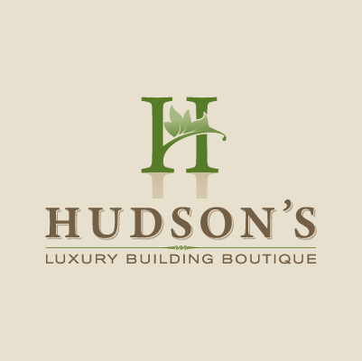 Hudson's Luxury Building Boutique logo design by Red Chalk Studios