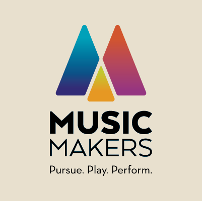 Music Makers logo design by Red Chalk Studios