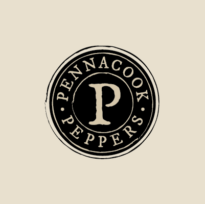 Pennacook Peppers logo design by Red Chalk Studios