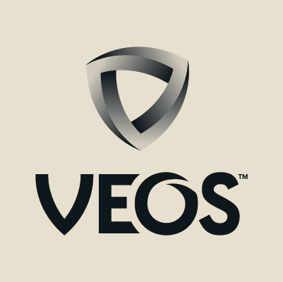 Veos name and logo design by Red Chalk Studios