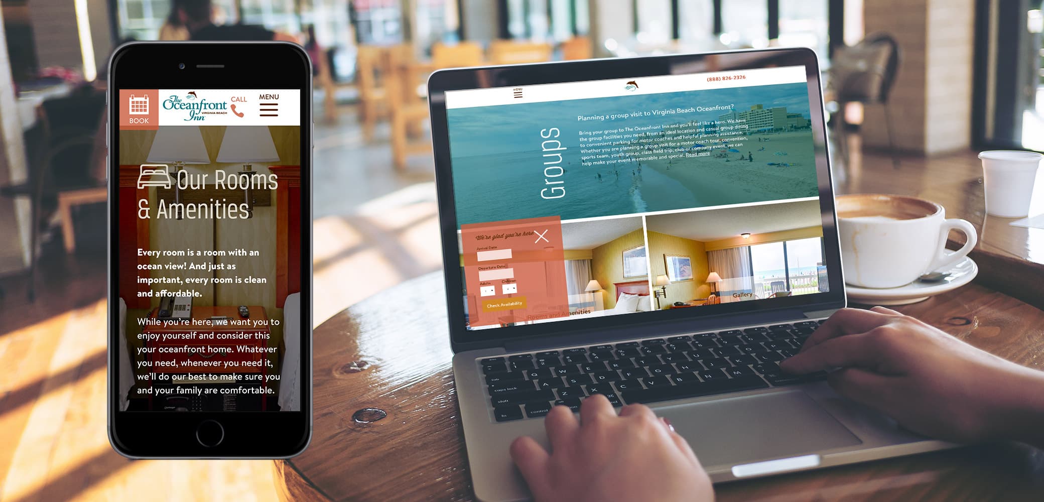 Oceanfront Inn Website Strategy, Design & Management by Red Chalk Studios