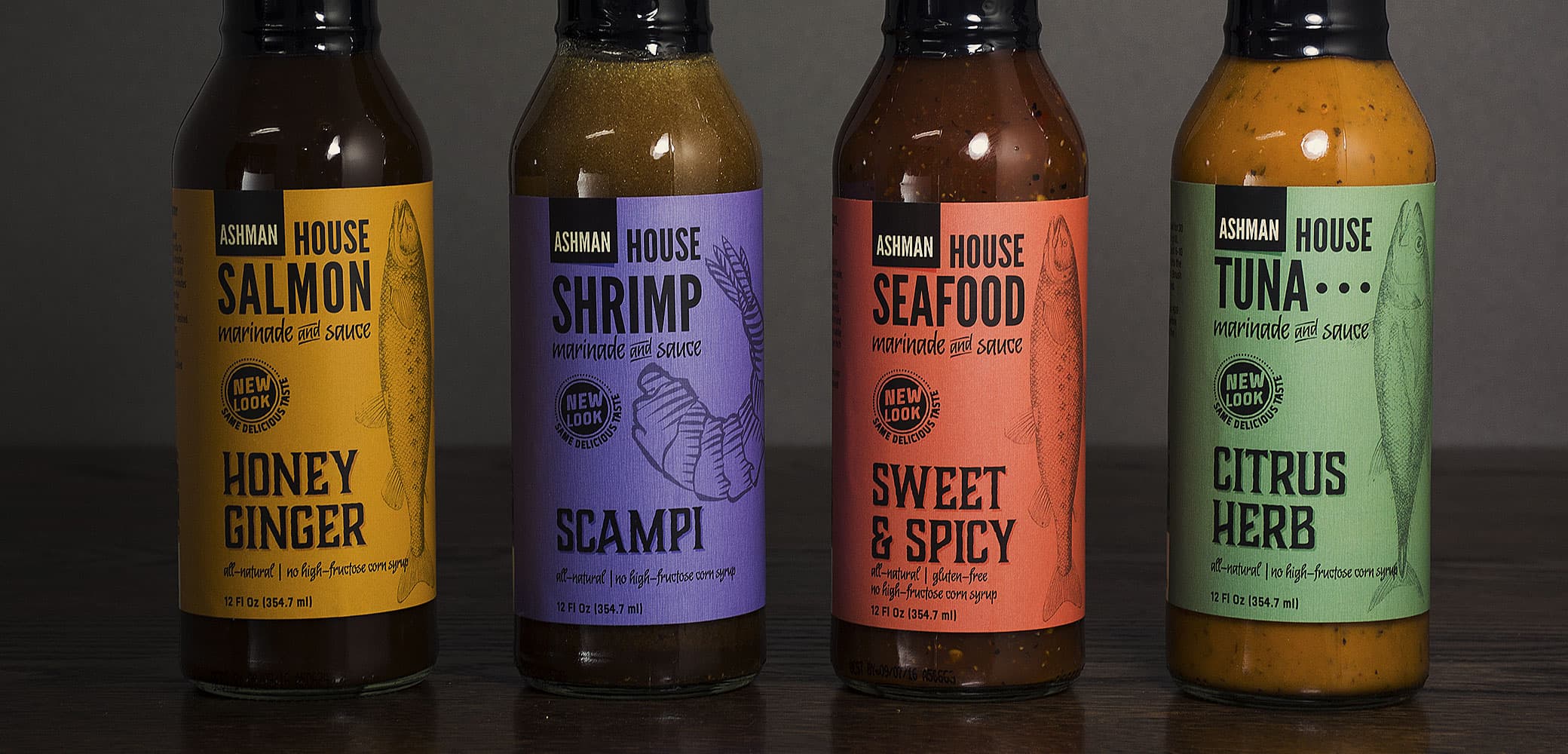 Ashman Manufacturing House Seafood Sauce Label Design by Red Chalk Studios