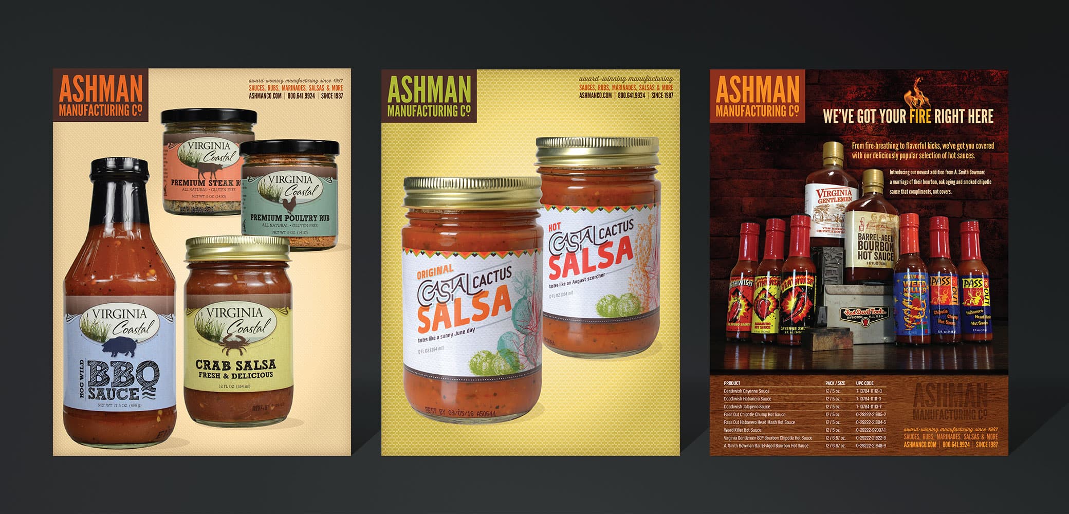 Ashman Manufacturing Sales Collateral Design by Red Chalk Studios