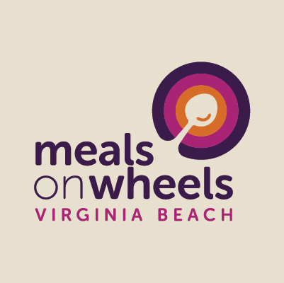 Meals on Wheels of Virginia Beach logo design by Red Chalk Studios