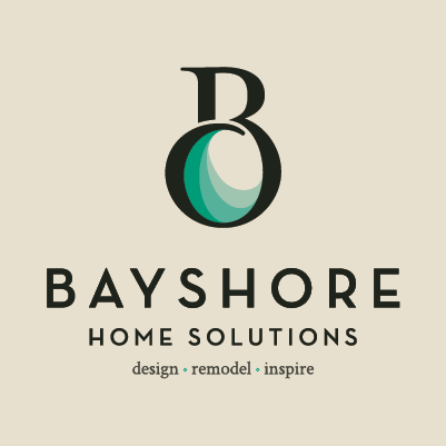 Bayshore Home Solutions name, tagline and logo design by Red Chalk Studios