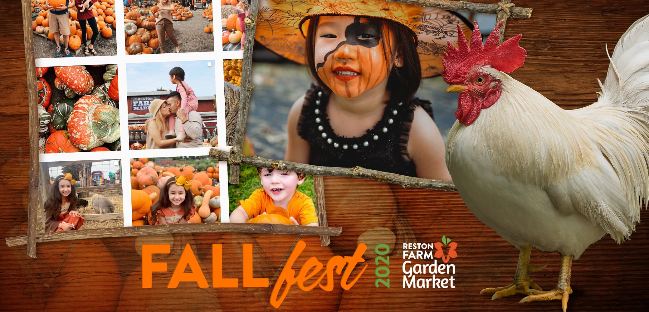 Reston Farm Garden Market Event Marketing by Red Chalk Studios