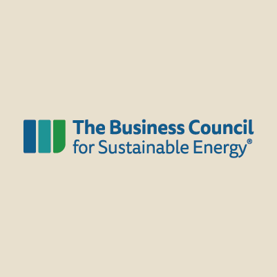 The Business Council for Sustainable Energy (BCSE) logo design by Red Chalk Studios