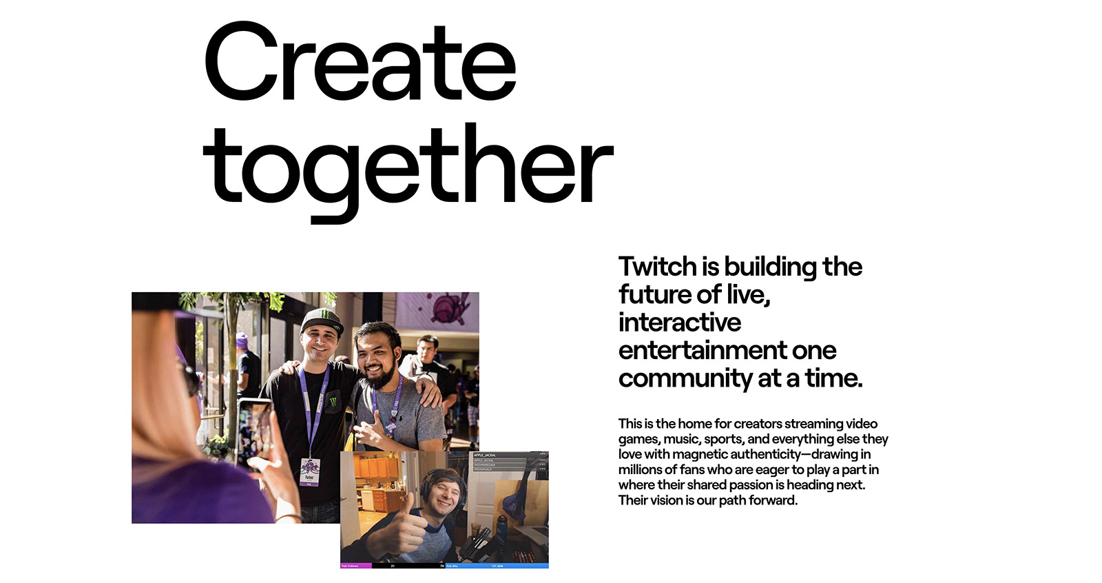 twitch create together campaign